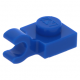 LEGO lapos elem 1x1 vízszintes fogóval, kék (61252)